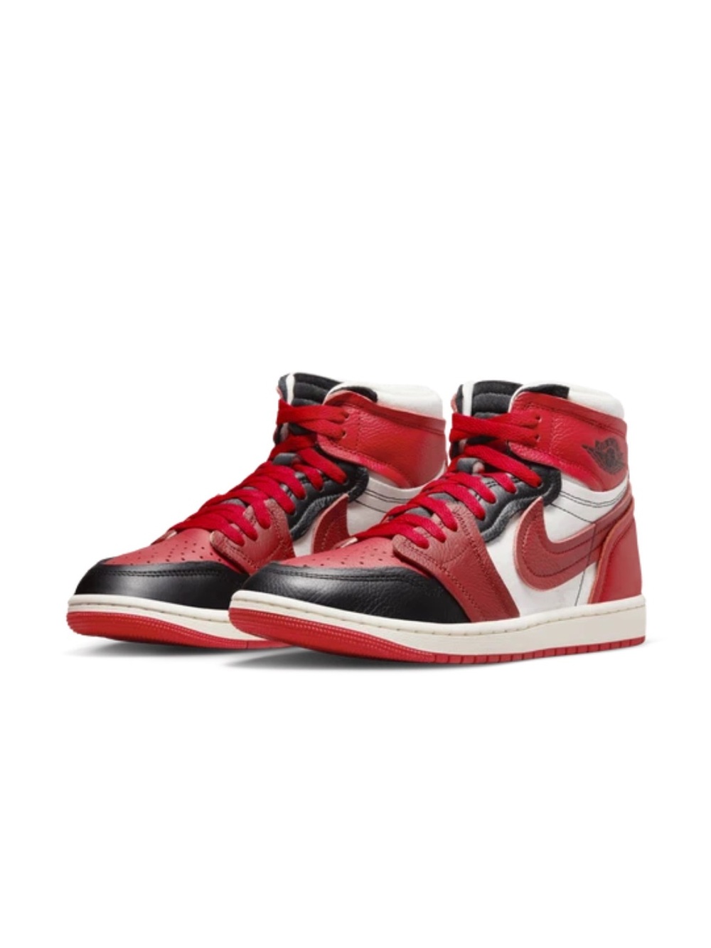 FB9891-600 Nike Air Jordan 1 High MM Sport Red Black Sail Dune Red